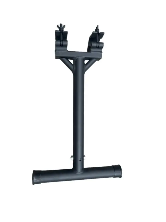 Gancio in lega di alluminio per tralicci, gancio regolabile per illuminazione e display, lunghezza regolabile da 50 a 80 cm, morsetto per sospensione di faretti mobili su palco