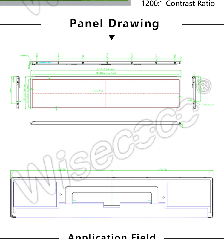 24 lcd panel size in stock