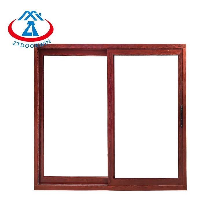ZHTDOORS Security in Veranda Small Rv Timber Sliding Simple Double Glass windows