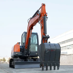 China Hot Selling CE EPA Excavator Crawler Excavator 6 Ton 8 Ton Excavator Digger Bagger With Optional Attachments