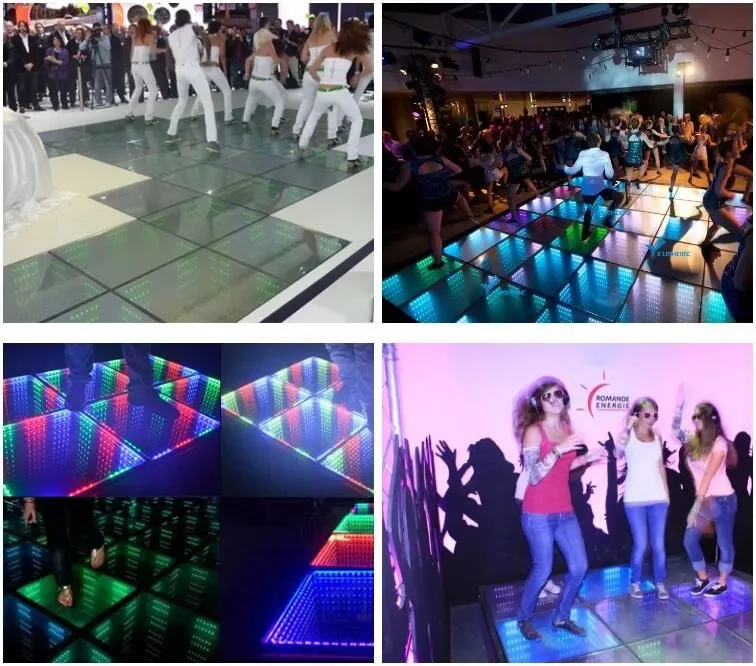 Whole Sale Led Dance Floor Dj Disco Nightclub Dmx 3d Rgb Rainbow Led
