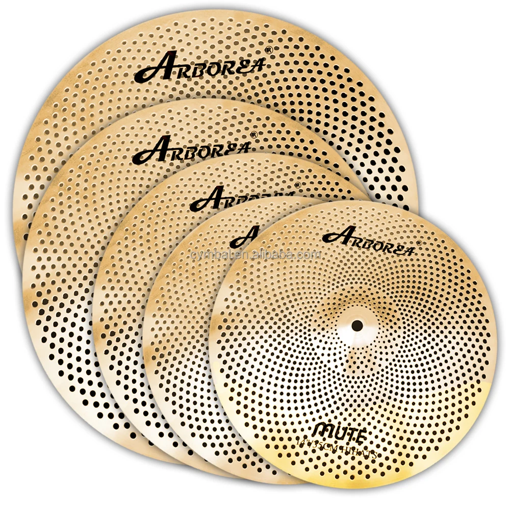 ミュートシンバルセット Arborea Mute Low Volume Cymbals Set With Bag - Oem Accepted