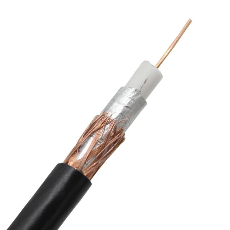 RG59 2C CABLE RG58 3C 2V 5C2V RJ59 COAXIAL CABLE WITH POWER SIAMESE CCTV CABLE ROHS CE ETL EURO