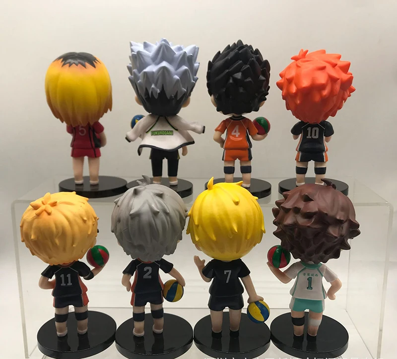 8pcs/set haikyuu anime figure kenma kozume