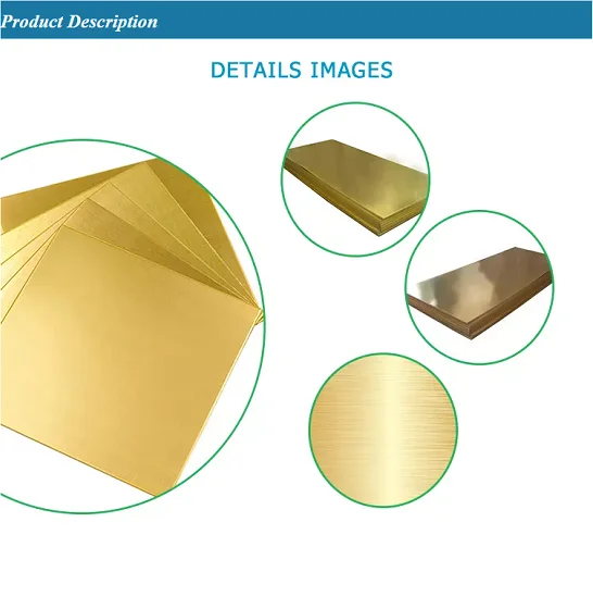 Warehouse Supply 1mm 2mm Brass Sheet Gold Copper Brass Sheet Wholesale