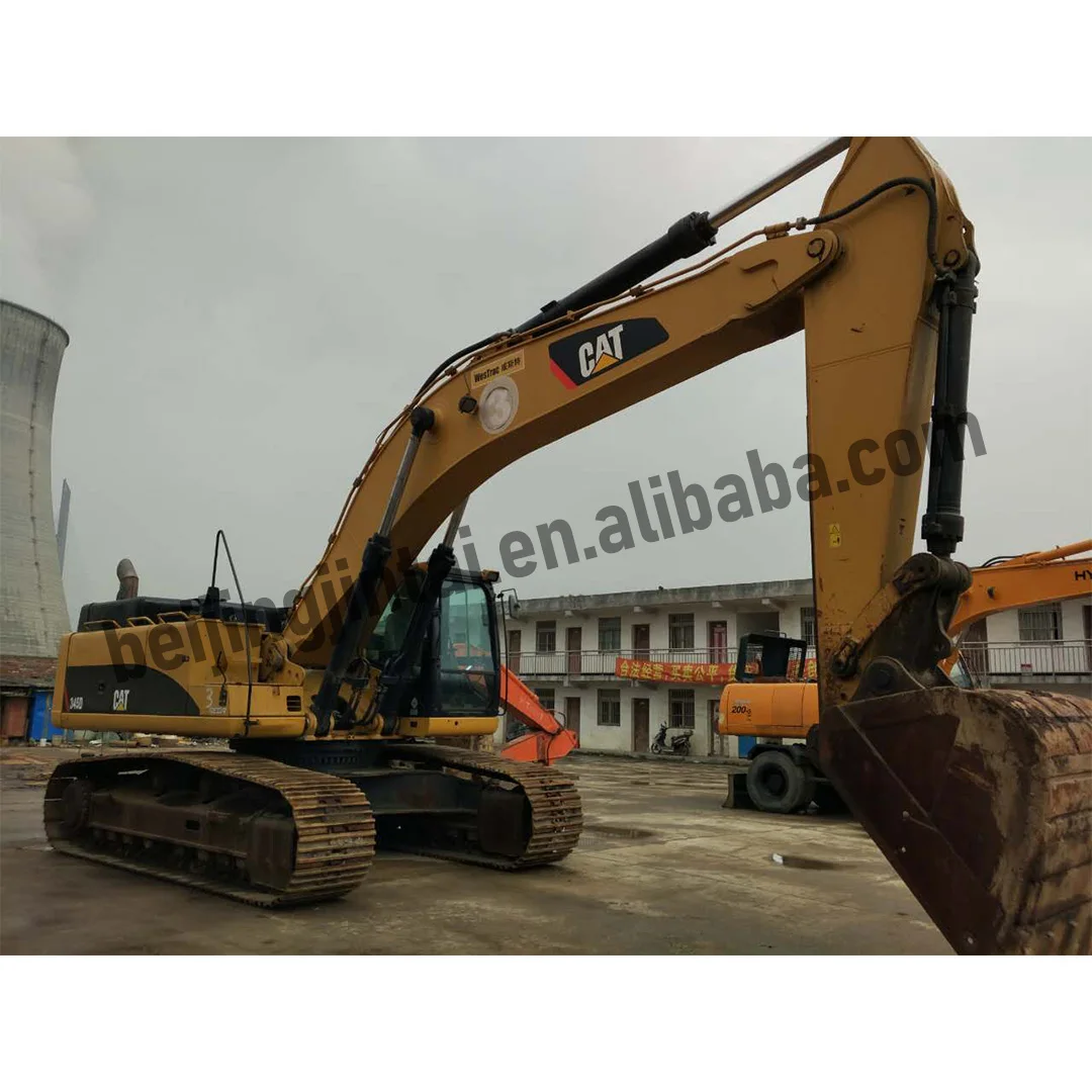 Secondhand Caterpillar CAT345D Excavator 45ton Large Backhoe Good ...