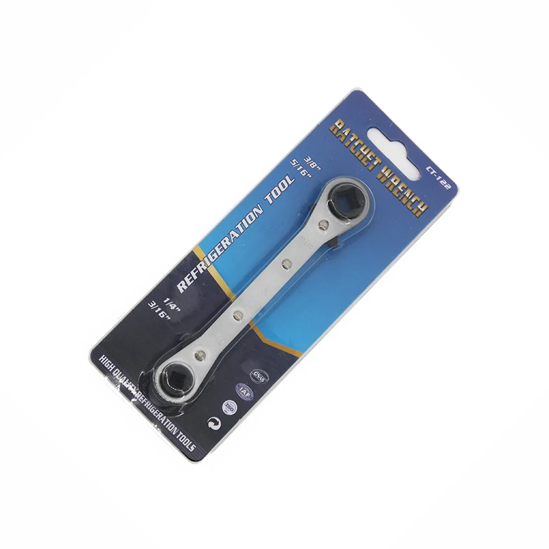 CT-122 3/16-3/8" Portable Refrigeration Hand Tools HVAC Tool Ratchet Wrench