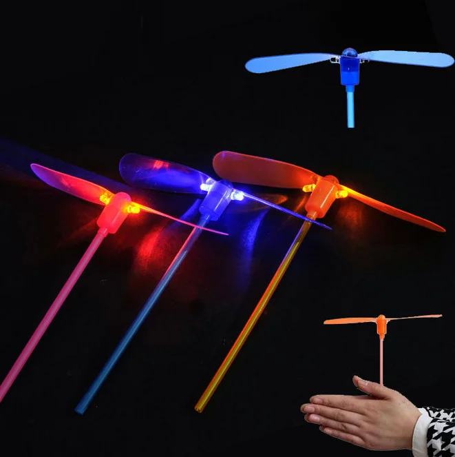 1pc LED Light Up Flashing Dragonfly Glow Flying Dragonfly For Party Toys Kids 