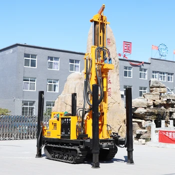 hengwang HQZ220L 200m deep borehole water well drilling rig machine for sale