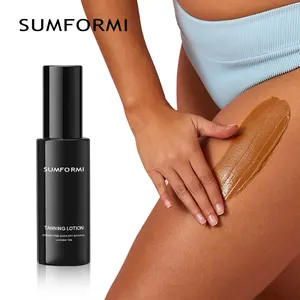 2026 Private Label Sunless Peptide Tanning Oil Organic Sunbed Moisturizer for Black Body Tanning Lotion