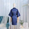 SD084-Damigella d'onore-Blu scuro