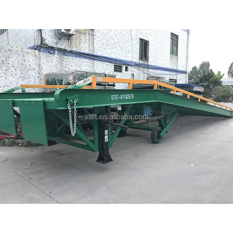 mobile truck loading ramp yard truck ramp hydraulic container dock ramp ...