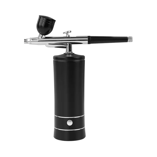 Airbrush Kit With Compressor - Rechargeable Cordless Non-Clogging High-Pressure Air Brush Set with 0.3mm Nozzle