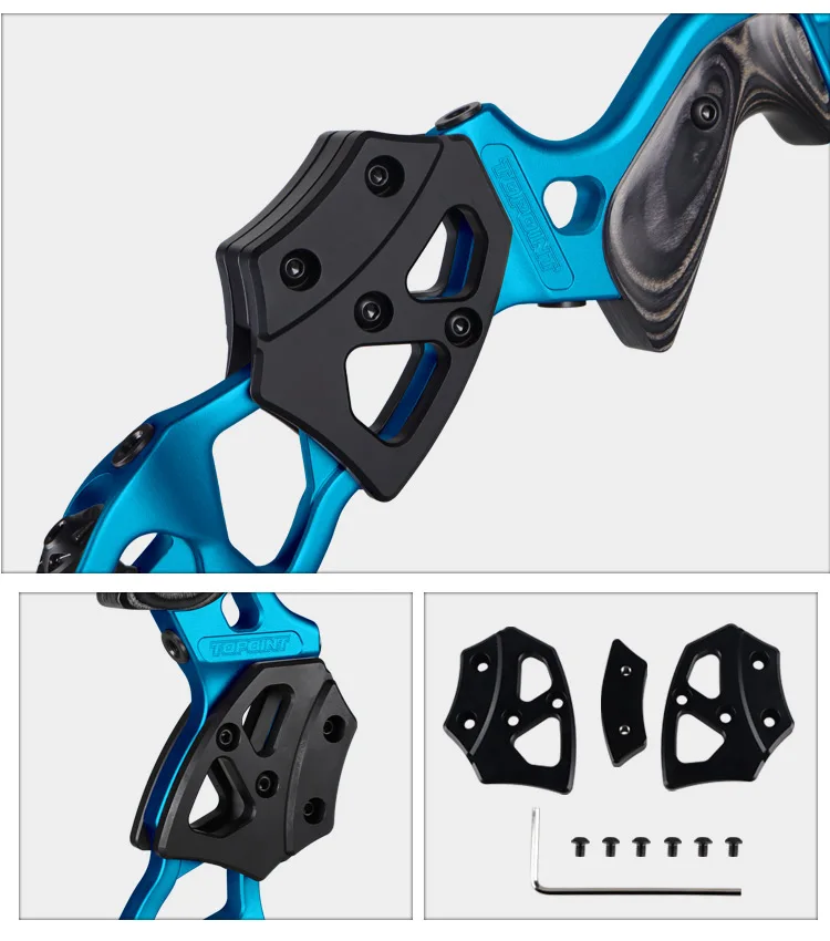 Topoint Archery ILF Recurve Bow Riser Aerodyn - CNC Milling