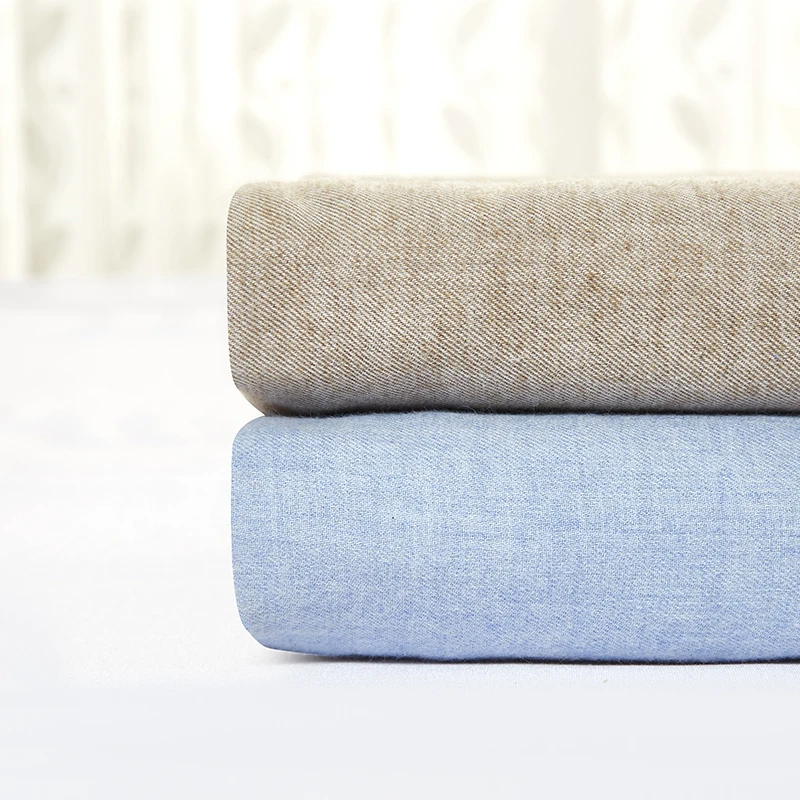 Лидер продаж хлопчатобумажная крашеная ткань из меланжевой пряжи для рубашек