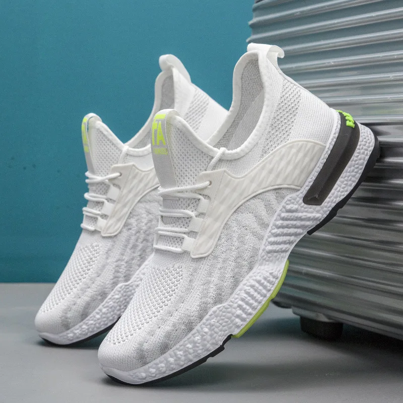 Men's new men's sneakers comfortable casual shoes fly weave soft soled comfortable sneakers for men