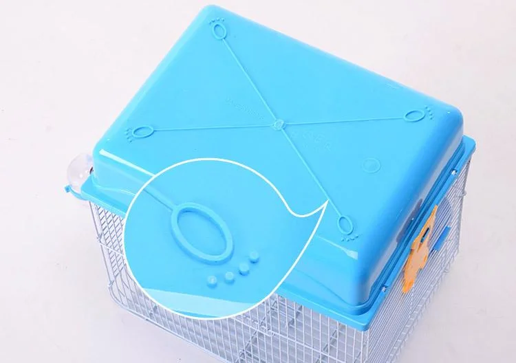 Double Story Custom Pet Large Wire Mesh Plastic Luxury Hamster Cage