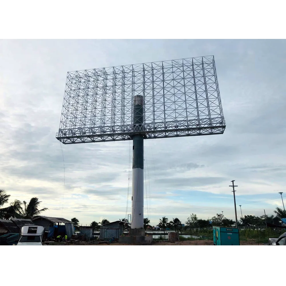 LF Steel Billboard Structure Outdoor Space Frame