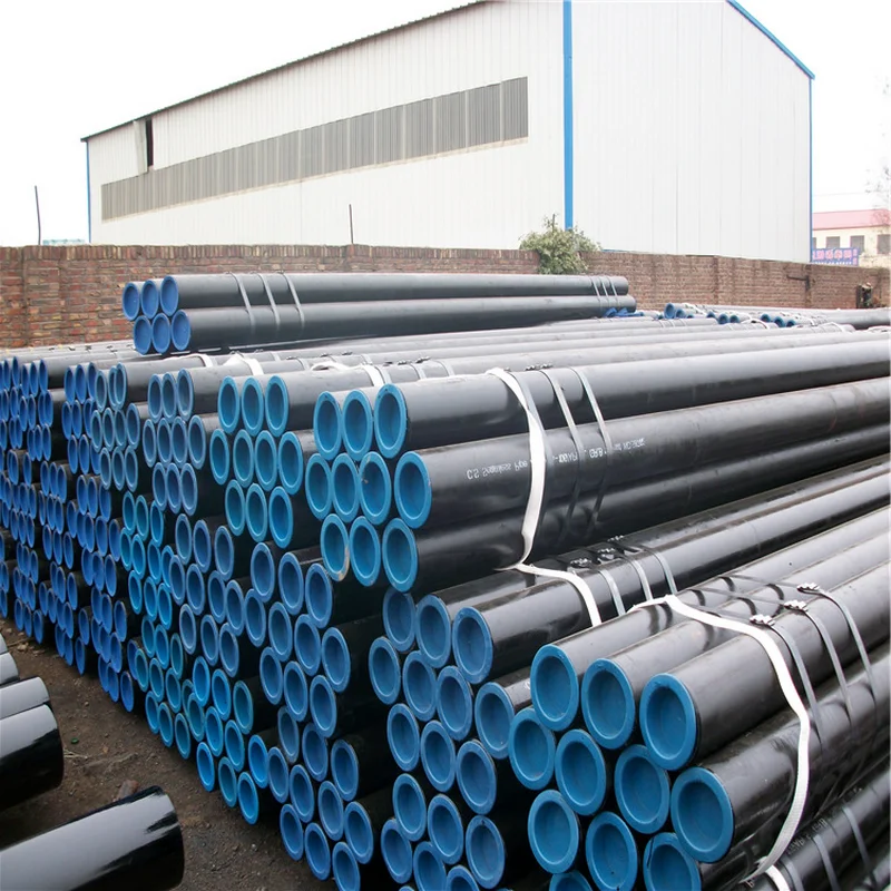 Black Pipe Sch40 API 5L Gr. B Carbon Steel Seamless Pipe With Be
