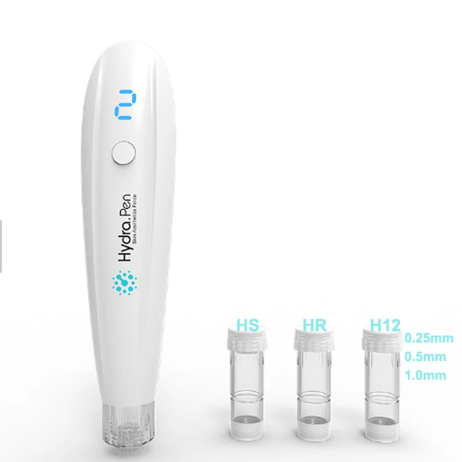 Гидравлическая роликовая ручка H2, микроигла для лица, авторучка Meso H2 Hydra derma pen, быстрая доставка, заводская цена