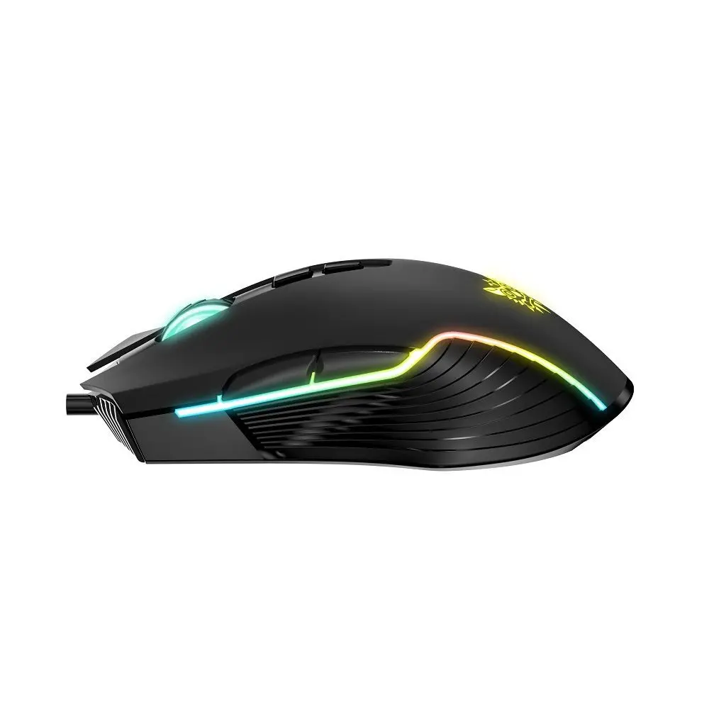 まみむし Onikuma CW902 Gaming Mouse, 7 RGB Breathing Light, Six
