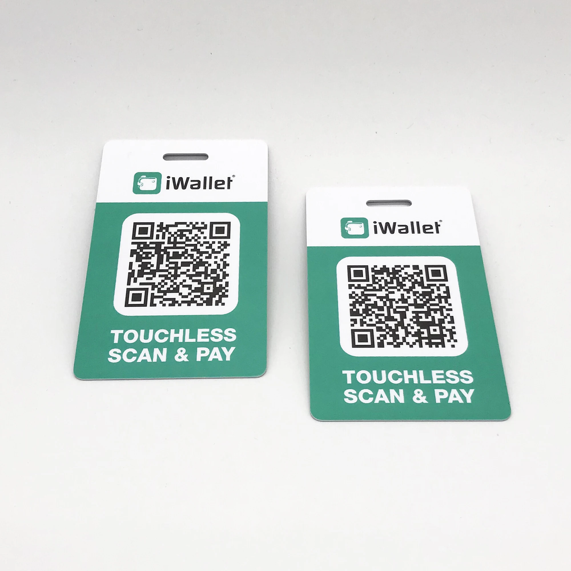 Plastic QR Code Card for Payment Sign Plate