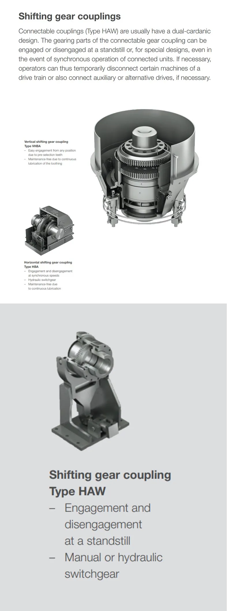 Renk Coupling Germany Vertical&horizontal Shifting Gear Coupling Renk