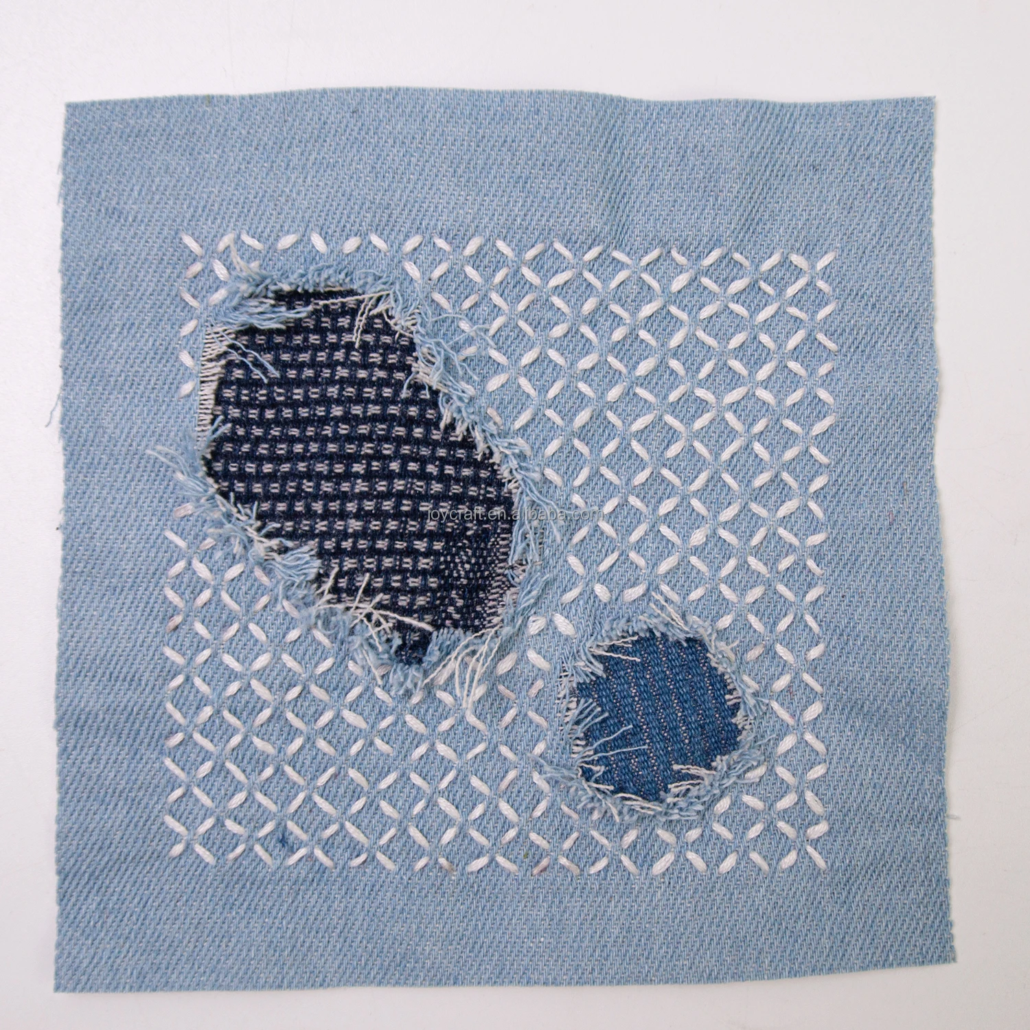 Patchwork Mending Sashiko Mending & Patchwork Stencil - DIY Hand Sewing