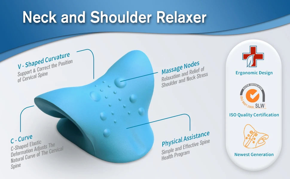 Anti Fatigue Pillow Relief Neck Traction Pillow Kenko Back Neck Cloud Neck Shoulder Stretcher