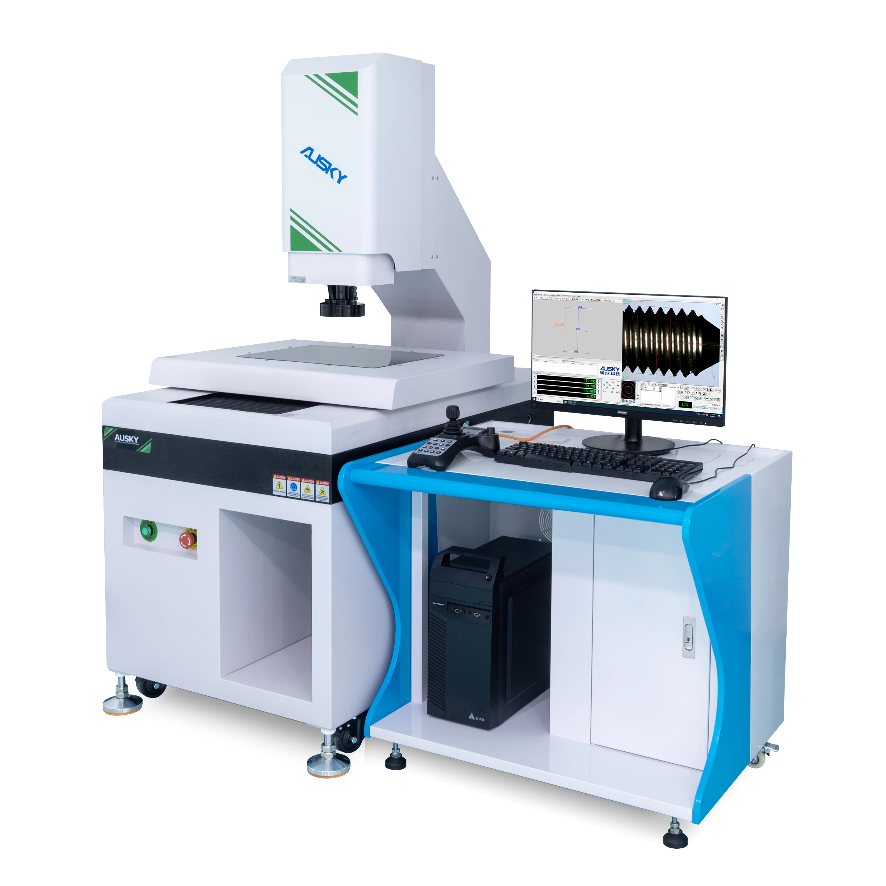 High Precision 2D 3D Optical Measuring Machine CNC Optical Comparator Tolerance Measurement Vision Inspection Optics Instrument