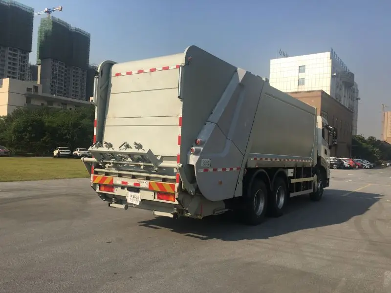 EQ5253ZYSS6 rear loading compression garbage truck Dongfeng sanitation and transportation truck