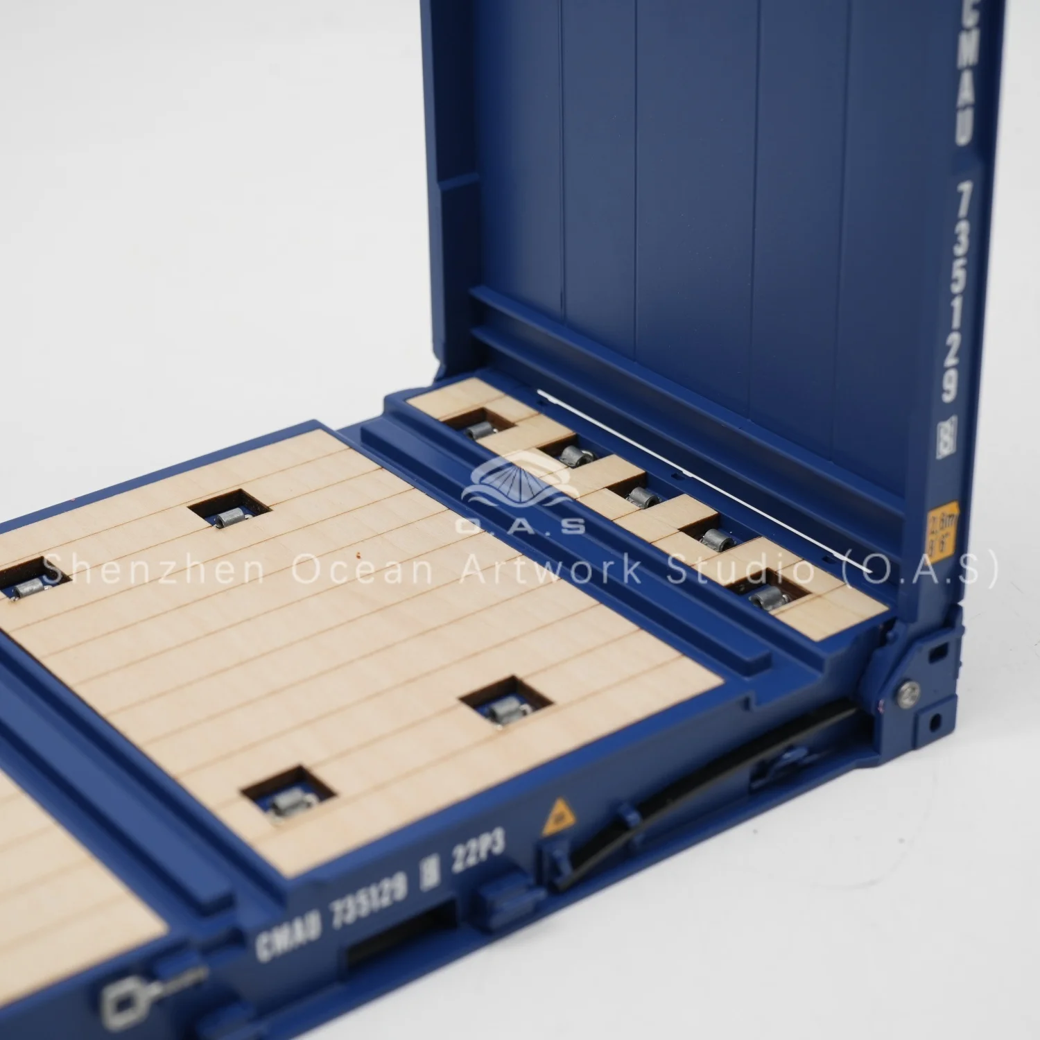 loas container model factory customized scale120 plastic crafts shipping boxes  cma cgm flat rack container model-10
