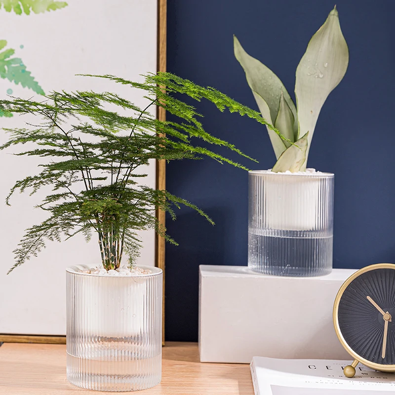 plastic plant pots hanging 7 Inch Wall Mountable Self Watering White Planter Pots, Hanging Hard  Plastic Pot for Herb Succulent Cactus, Set of 6