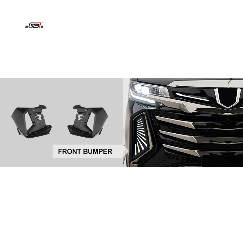 GBT Brand Alphard to Century Hawk Convert Kit Black Chrome Grill Headlight Bumper Accessories for 2019-2023 Toyota Alphard Anh35