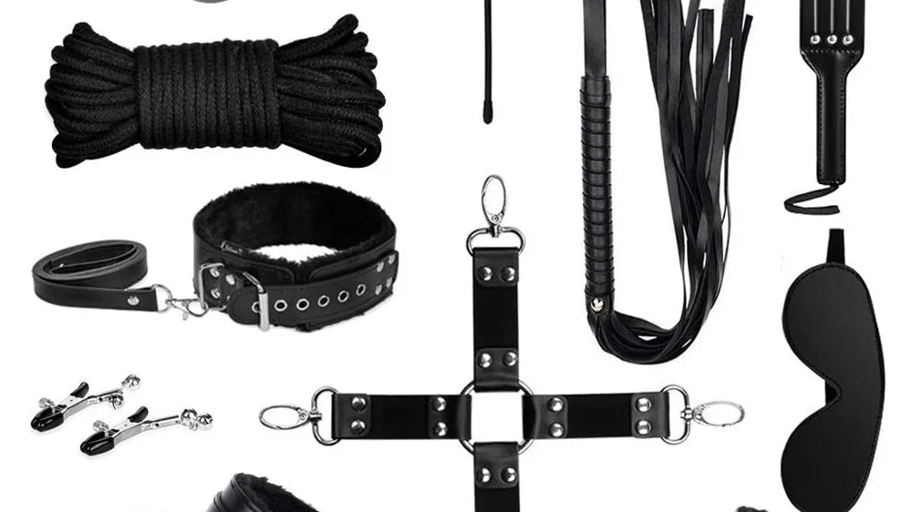 Amazon Hot Sale Sex Bondage 11 Pcs Bdsm Leather Bondage Sets Restraint