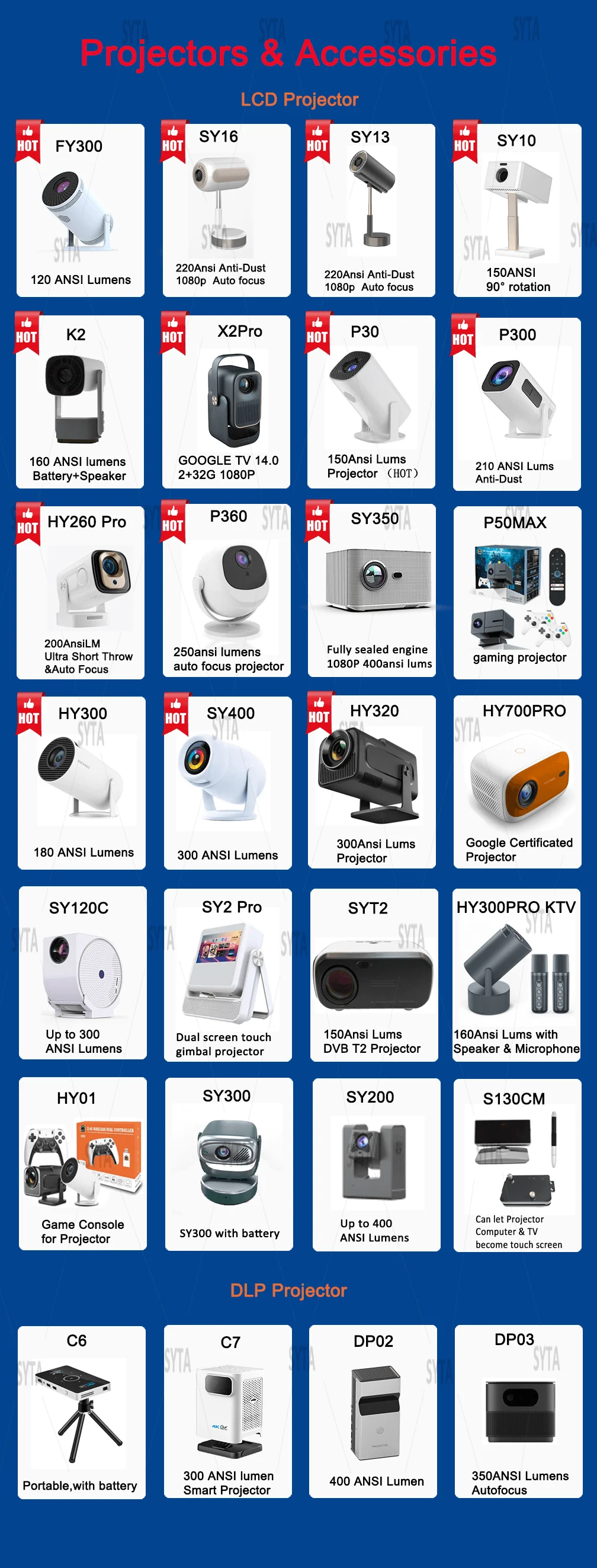 Innovaitive Smart Android LCD Projectors & DLP Projectors
