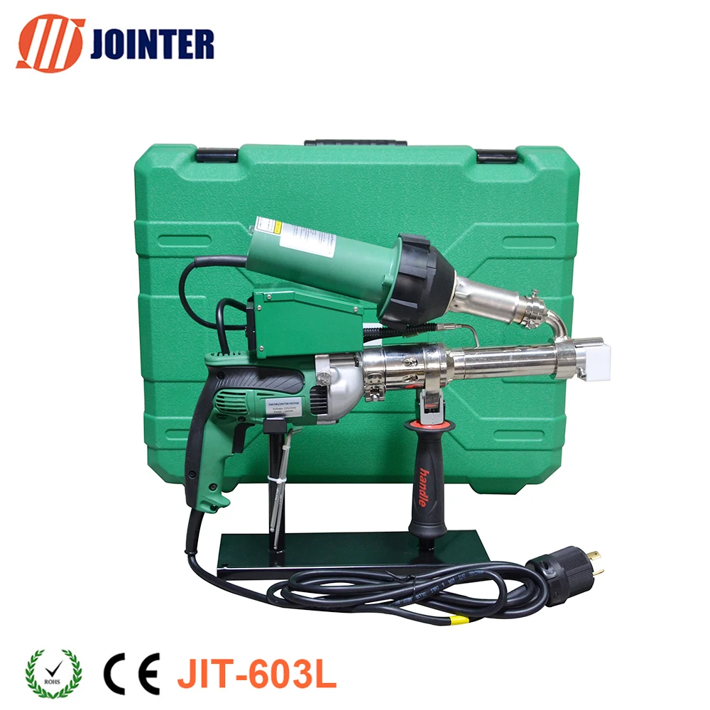 3400W HDPE Liner Extrusion Welding Gun Portable Hand Plastic Pipe Extrusion Machine