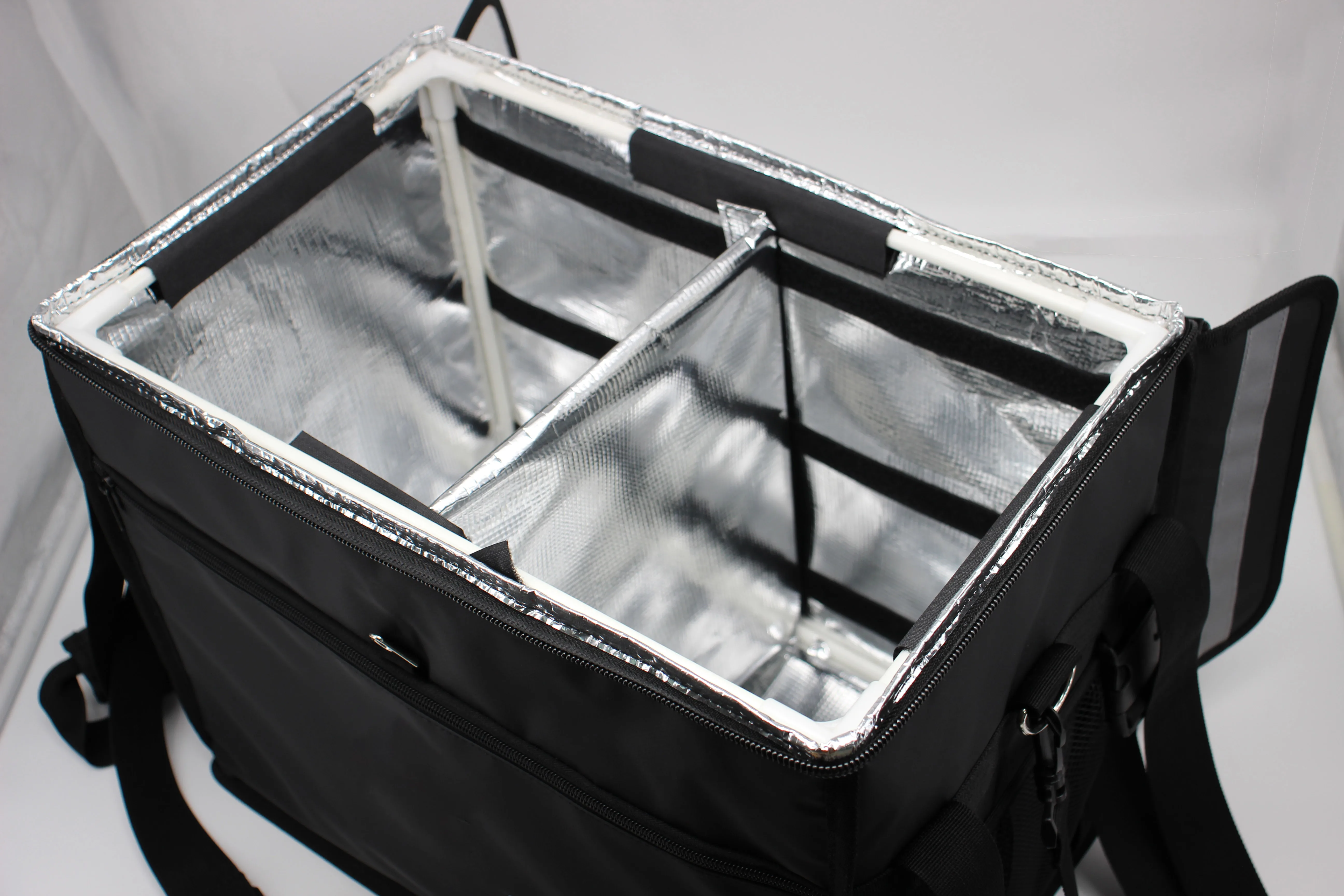 product bsci factory wholesale heavy duty thermal cooler bag custom waterproof food delivery shoulder bag with top handle-8