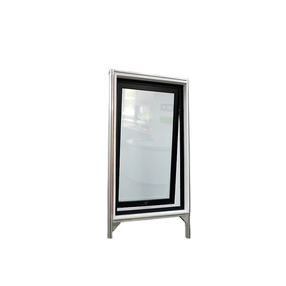 Aluminium residentiale vela fenestra vitrea temperata AS2047 pulvis efficiens consuetudinis magnitudinis domum windows