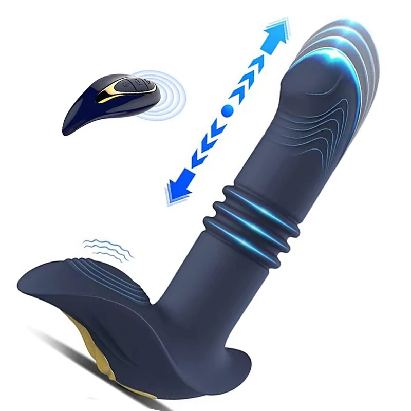 Thrusting Telescopic Vibrator for Women Dildo Clitoris Stimulator Vaginal Prostate Massage Remote Control Anal Butt Plug Sex Toy Thrusting Telescopic Vibrator for Women Dildo Clitoris Stimulator Vaginal Prostate Massage Remote Control Anal Butt Plug Sex Toy