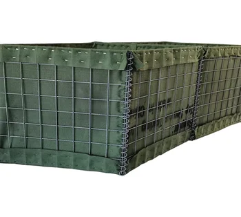 High Zinc Galvanized Explosion-Proof Welded Gabion Box Used In Wall Sand Wall Bastion Barrier Iron Wire Mesh