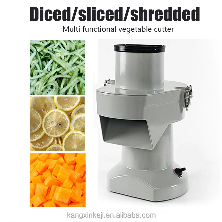 Commercial Small Potato Chopper Automatic Vegetable Cutter Mini Tomato Slicer Pineapple Shredder Machine