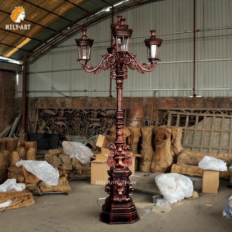 cast iron light post