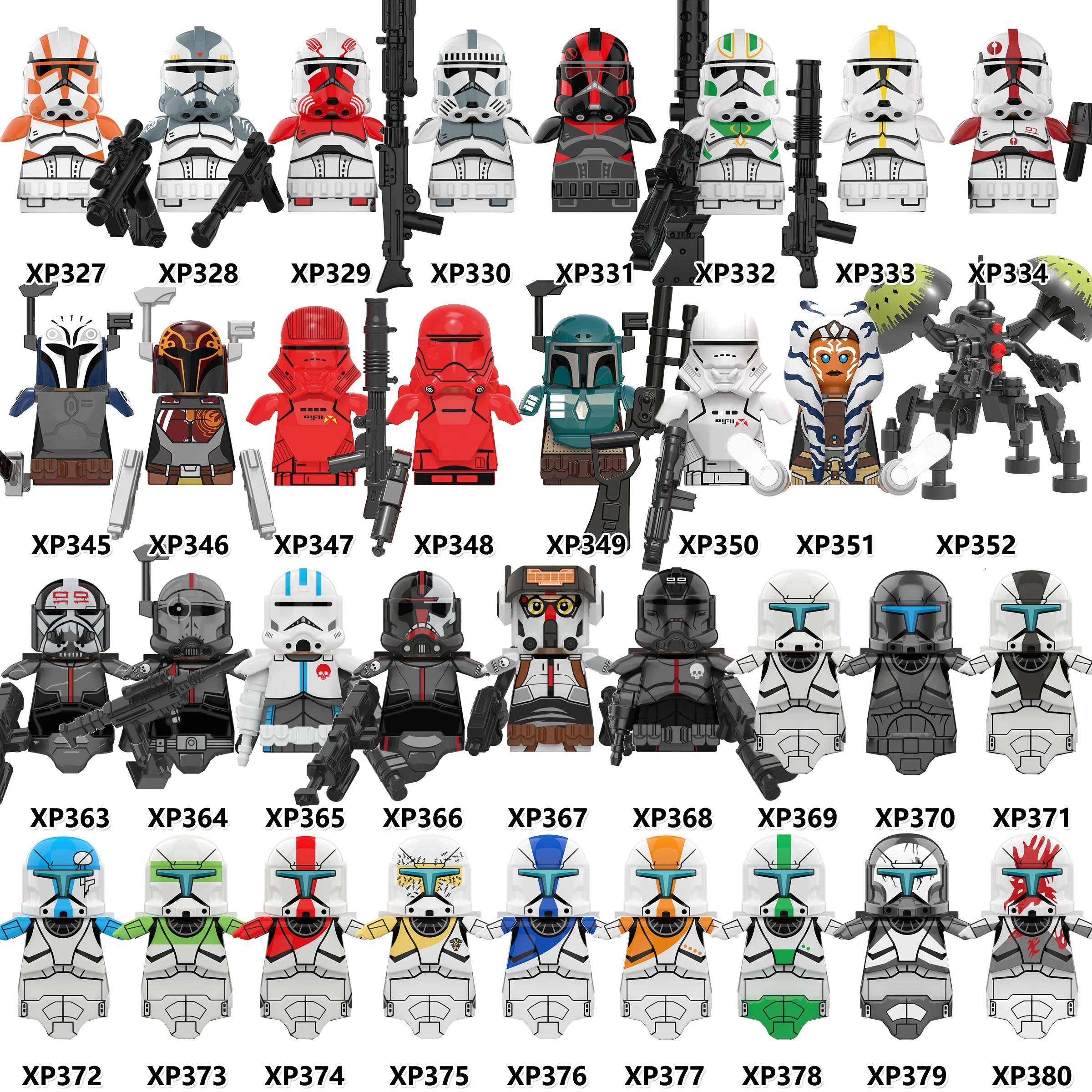 Famous Movie Space Wars Imperial Storm Clone Trooper Legion Commander ...