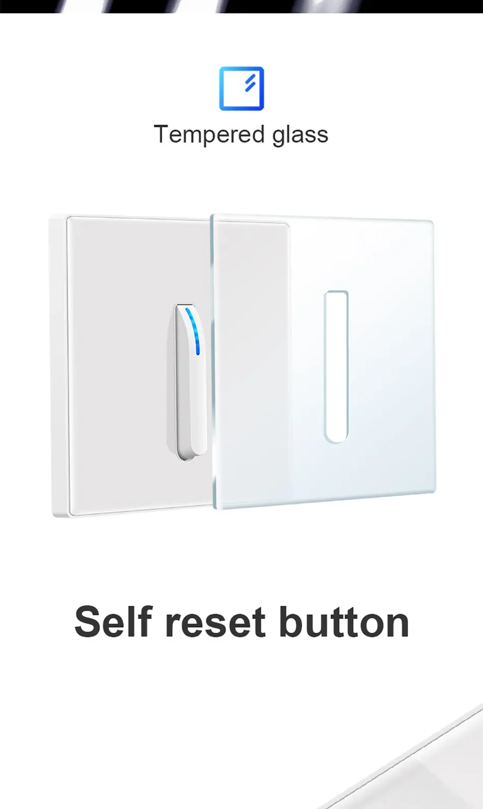 Home Lighting Electrical 10a Light Switch Uk 1/2/3/4 Gang 1/2 Way