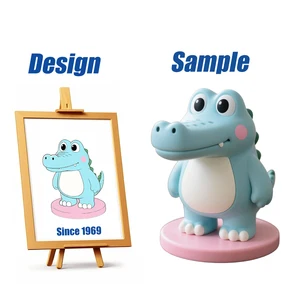 Shengye Toy Factory  Custom 3D Print Resin Anime Cartoon Crocodile Figurine PVC Plastic Vinyl Action Figures for Collecting Toy