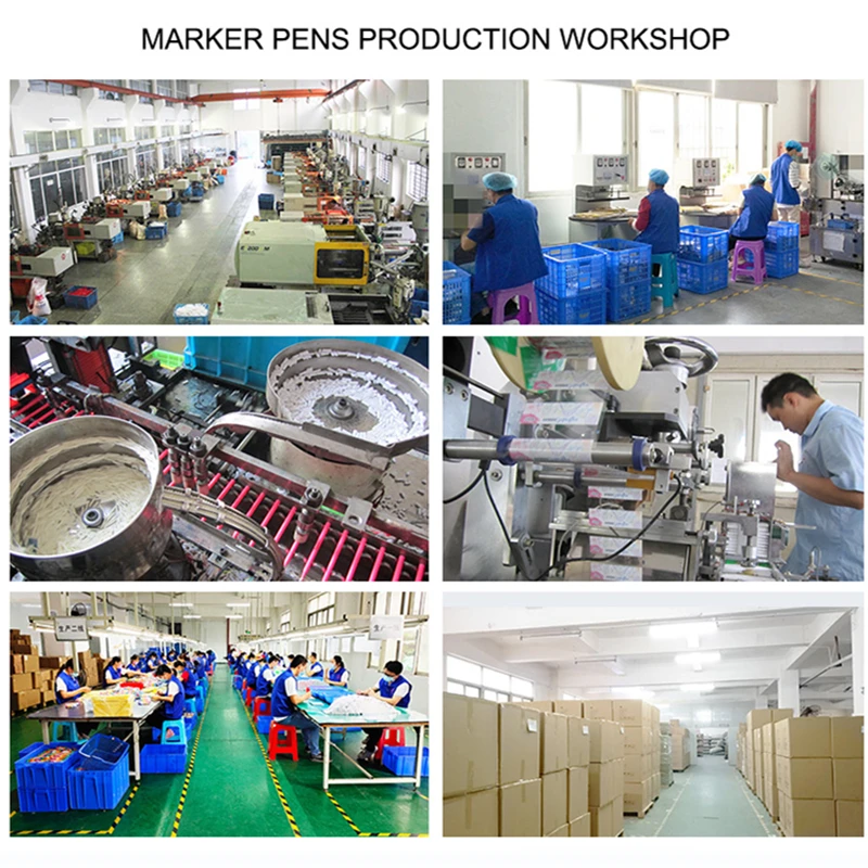 Customized Logo Multi-color Big Size Fiber Tip Permanent Markers, Jumbo Permanent Marker Pens
