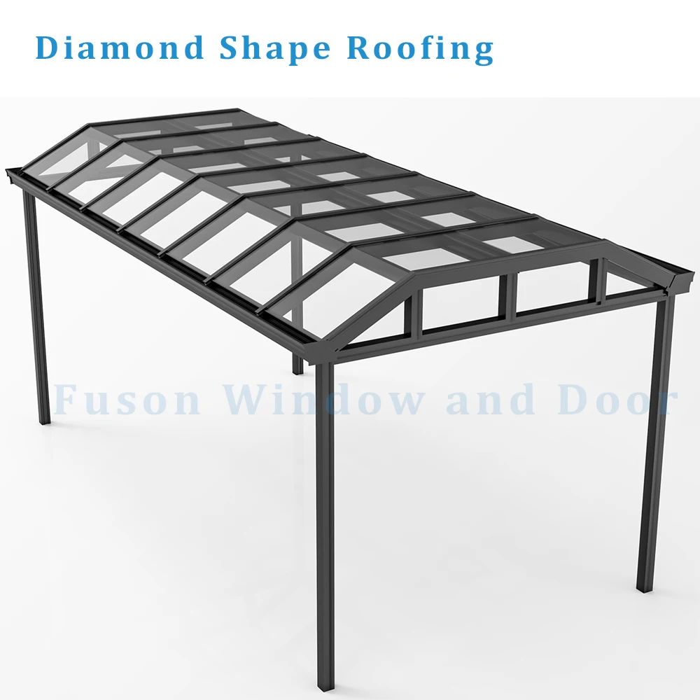 Modular Prefab Sunroom Greenhouse Glass House Aluminium Outdoor Winter Garden Sunroom Buy