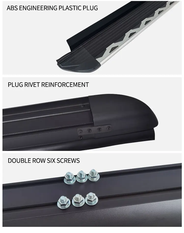 Factory Wholesale Car Side Doors Accessories for Hyundai IX25 IX35 IX45 SANTAFE TUCSON L PALISADE Fixed Running Boards factory