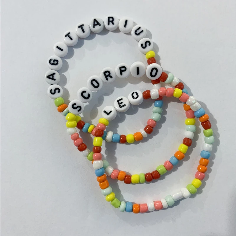 Magnetic Beads Bracelets with Custom Letters